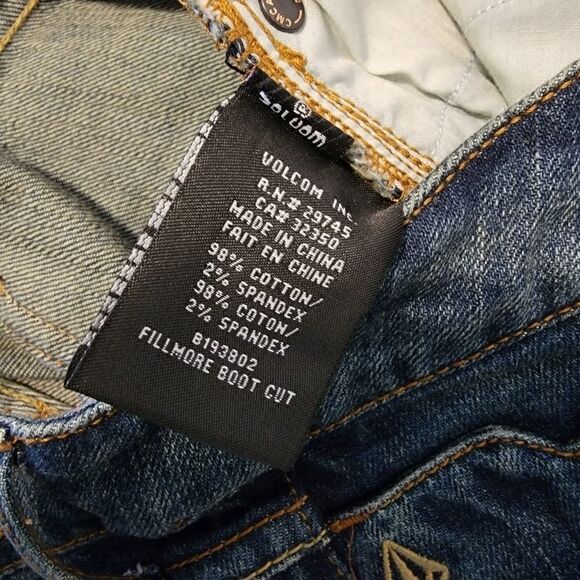 Volcom Fillmore Bootcut Jeans size 9 NWT - Picture 5 of 5